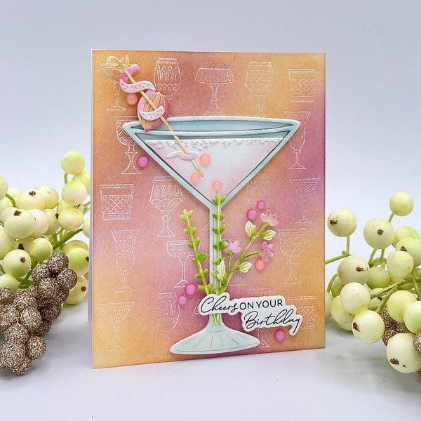 Olive Martinis Etched Dies