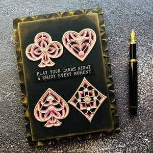 Kaleidoscope Noble Suits Etched Dies by Jaycee Gaspar