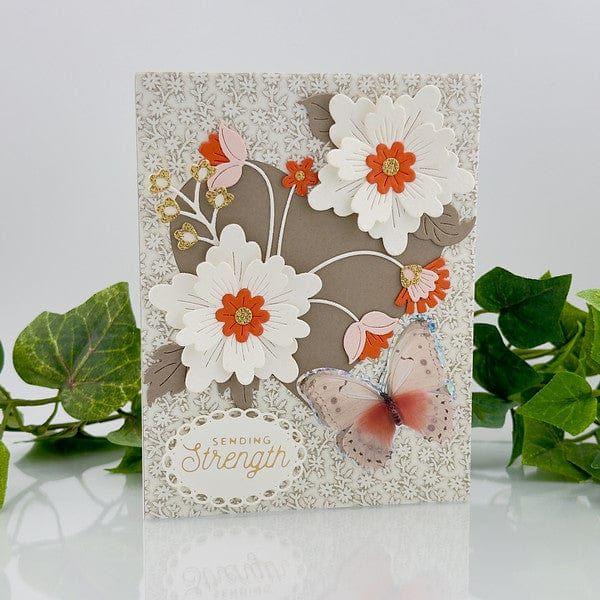 Floral Spray Etched Dies