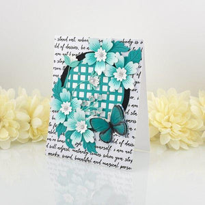 Floral Spray Etched Dies