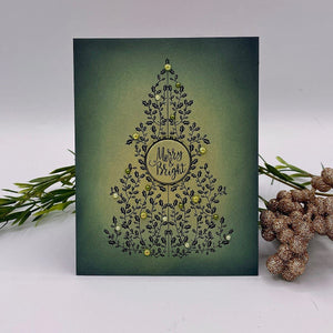 Holly Tree Press Plate & Die Set from the BetterPress Christmas Collection