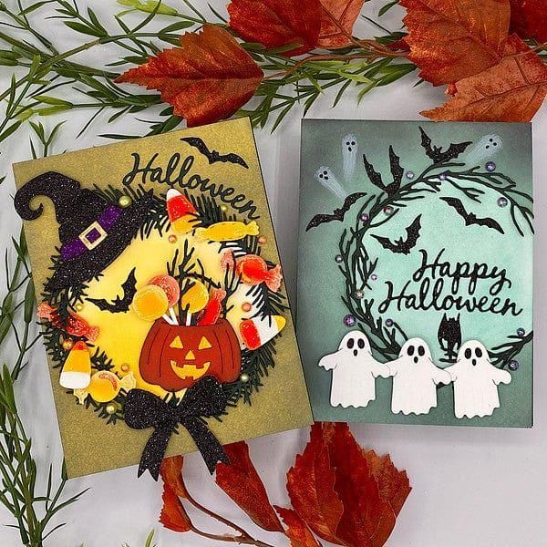 Halloween Wreath Add-Ons Etched Dies by Suzanne Hue