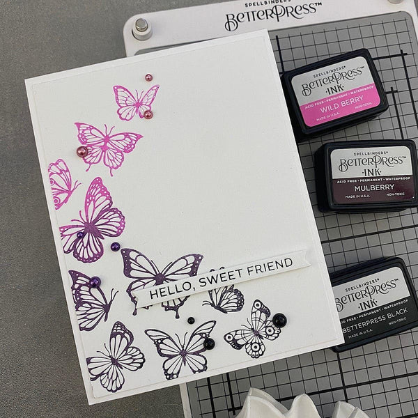 Butterfly Swirl Press Plate & Die Set