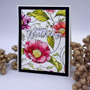 Cosmos Backdrop Press + Foil Plate