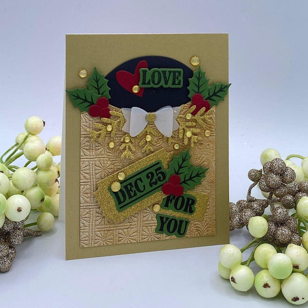 Christmas Add-Ons Stamp & Die Set by Wendy Vecchi