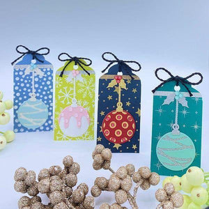Holiday Background Panels Press Plates by Lisa Horton