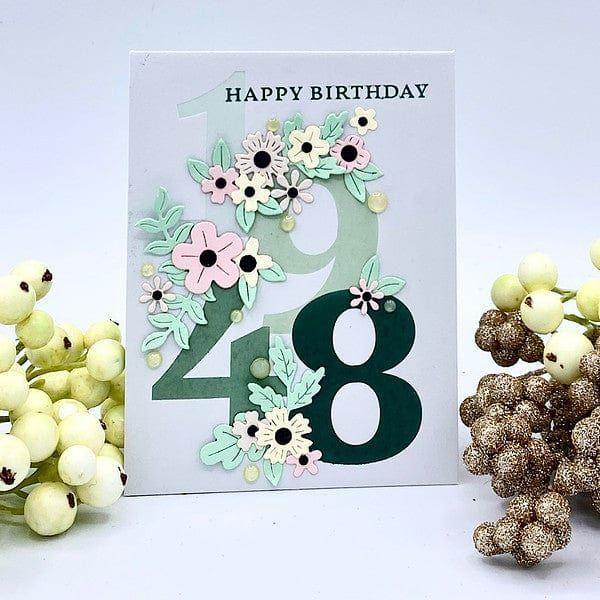 Bold Color Mix Numbers Press Plates