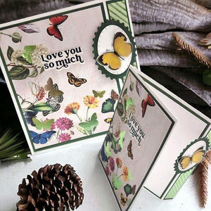 Sunset Butterflies Stickers