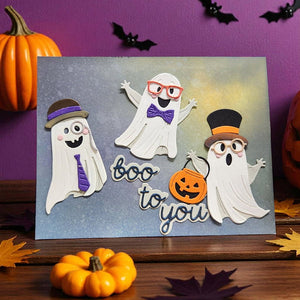 Boo Crew Etched Dies by Simon Hurley