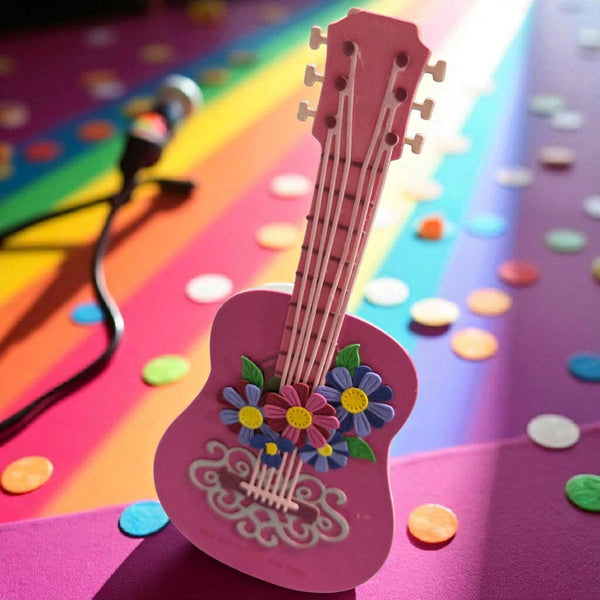 Majestic Guitar Etched Dies by Bibi Cameron