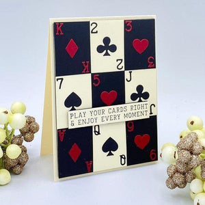 Shuffling Sentiments Press Plate & Die Set by Jaycee Gaspar