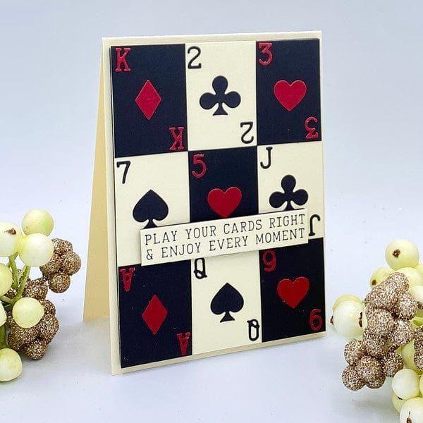 Shuffling Sentiments Press Plate & Die Set by Jaycee Gaspar
