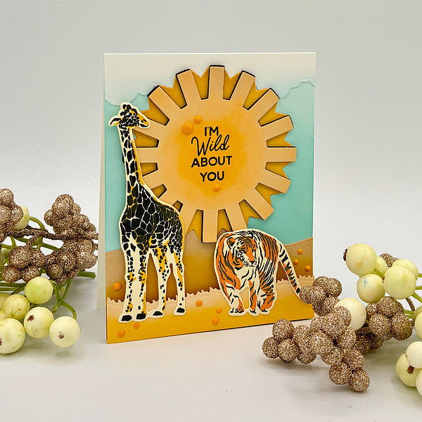 Wild About You Stamp & Die Bundle by Simon Hurley