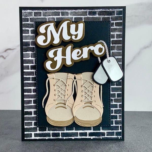 Badges of Honor Etched Dies from the Storytelling by Spellbinders Scrapbooking Collection