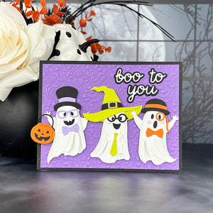 Boo Crew Etched Dies by Simon Hurley