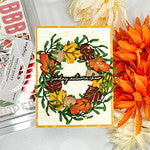 Falling Leaves Etched Dies by Kelly Bangs