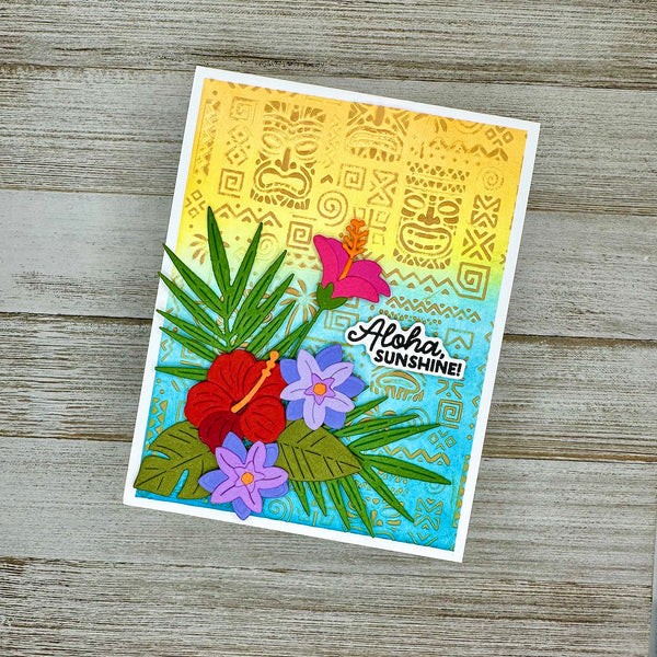 Island Style - 3D Embossing Folder of the Month