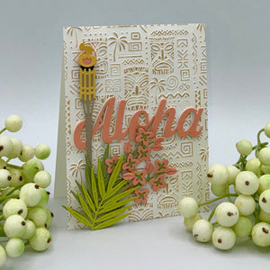 Island Style - 3D Embossing Folder of the Month