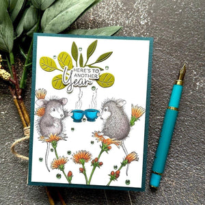 A Little Message Sentiments Press Plate & Die Set