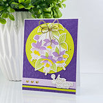 Layered Magical Fuchsia Stencil by Alex Syberia Designs