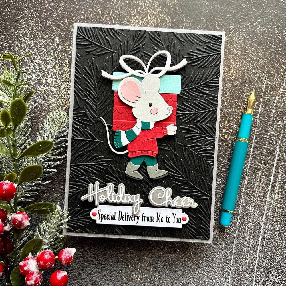 Evergreen 3D Embossing Folder