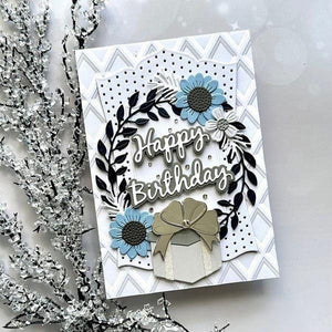 Birthday Wreath Add-Ons Etched Dies by Suzanne Hue