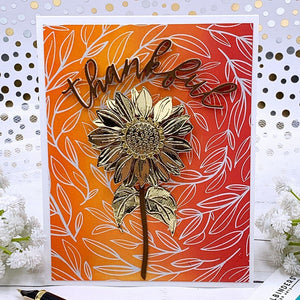 Sunflower Serenade Etched Dies