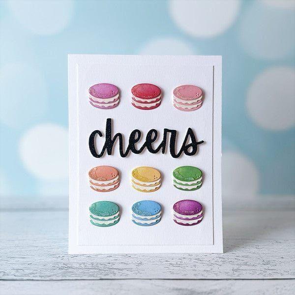 Birthday Cheers Etched Dies from the Bougie Birthday Collection by Nina Boettcher