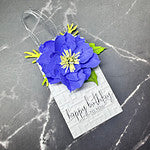 Clematis Poet Etched Dies by Susan Tierney-Cockburn