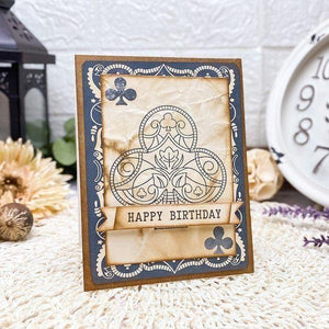 Shuffling Sentiments Press Plate & Die Set by Jaycee Gaspar