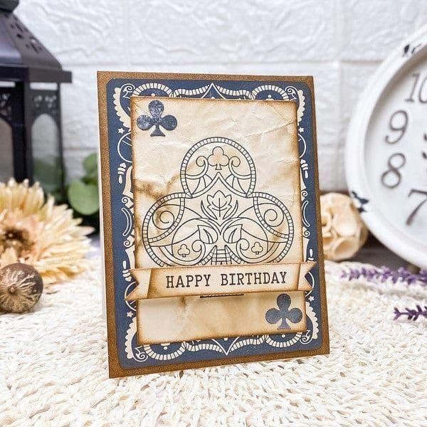 Shuffling Sentiments Press Plate & Die Set by Jaycee Gaspar