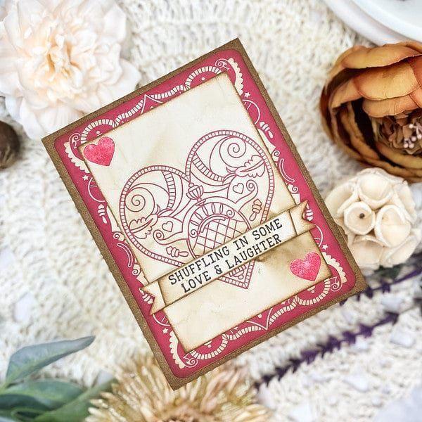 Shuffling Sentiments Press Plate & Die Set by Jaycee Gaspar