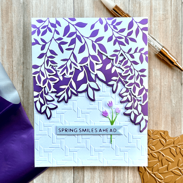 Spring Canopy -  Glimmer Hot Foil Kit of the Month (Plates & Die Only)
