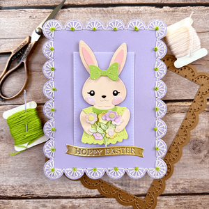 Dancin' Hoppy Bunnies Everywhere -  Large Die of the Month