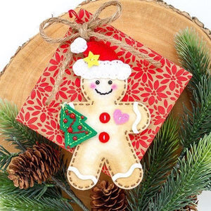 Felt Gingerbread Boy & Girl Etched Dies by Nichol Spohr