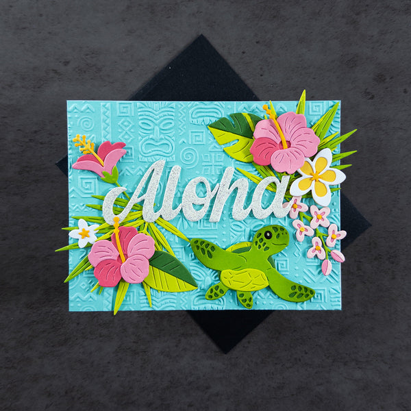 Island Style - 3D Embossing Folder of the Month