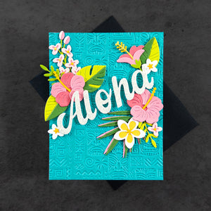 Island Style - 3D Embossing Folder of the Month