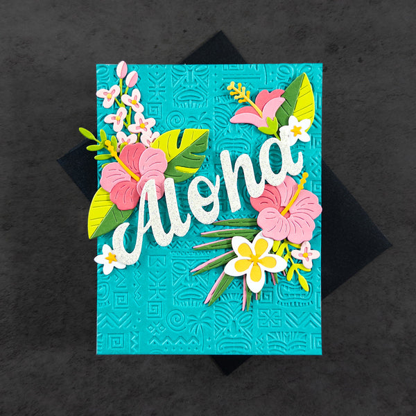 Island Style - 3D Embossing Folder of the Month
