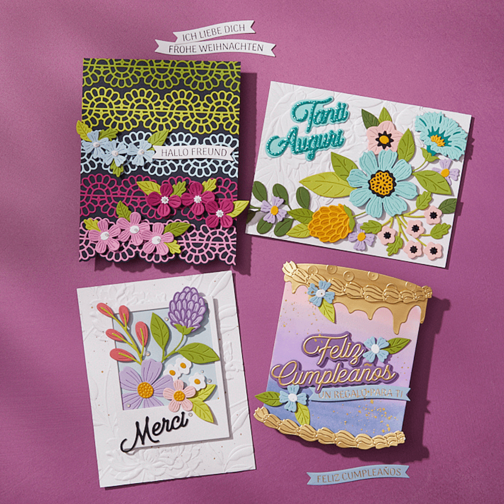 Italian Sentiments BetterPress Plate & Die Set