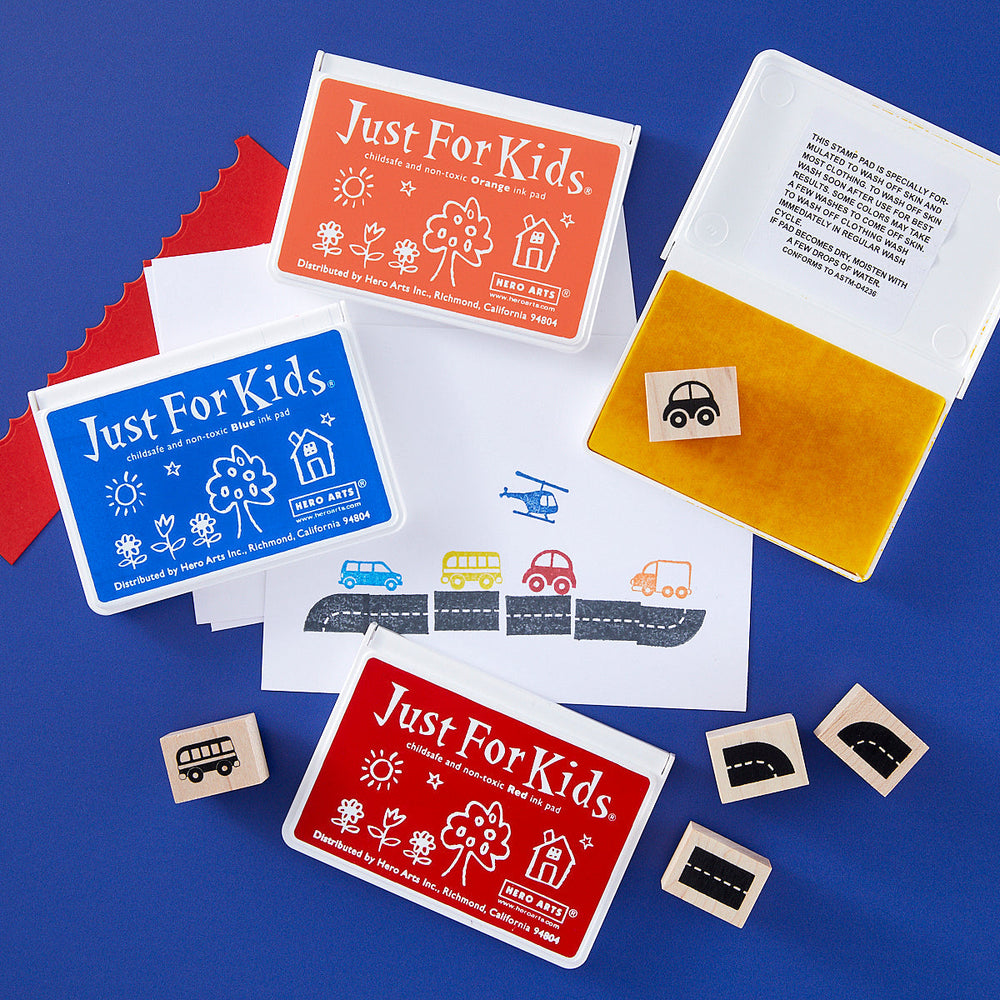 Just for Kids Hot 4-Cube Ink Pad Pack