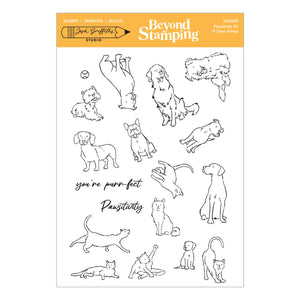 Beyond Stamping Pawsitivity #1 Clear Stamp Set by Josh Griffiths Studio