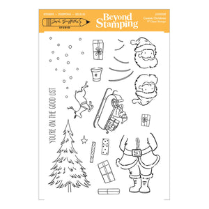 Custom Christmas Clear Stamp Set by Josh Griffiths Studio