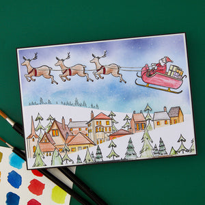 Custom Christmas Clear Stamp Set by Josh Griffiths Studio