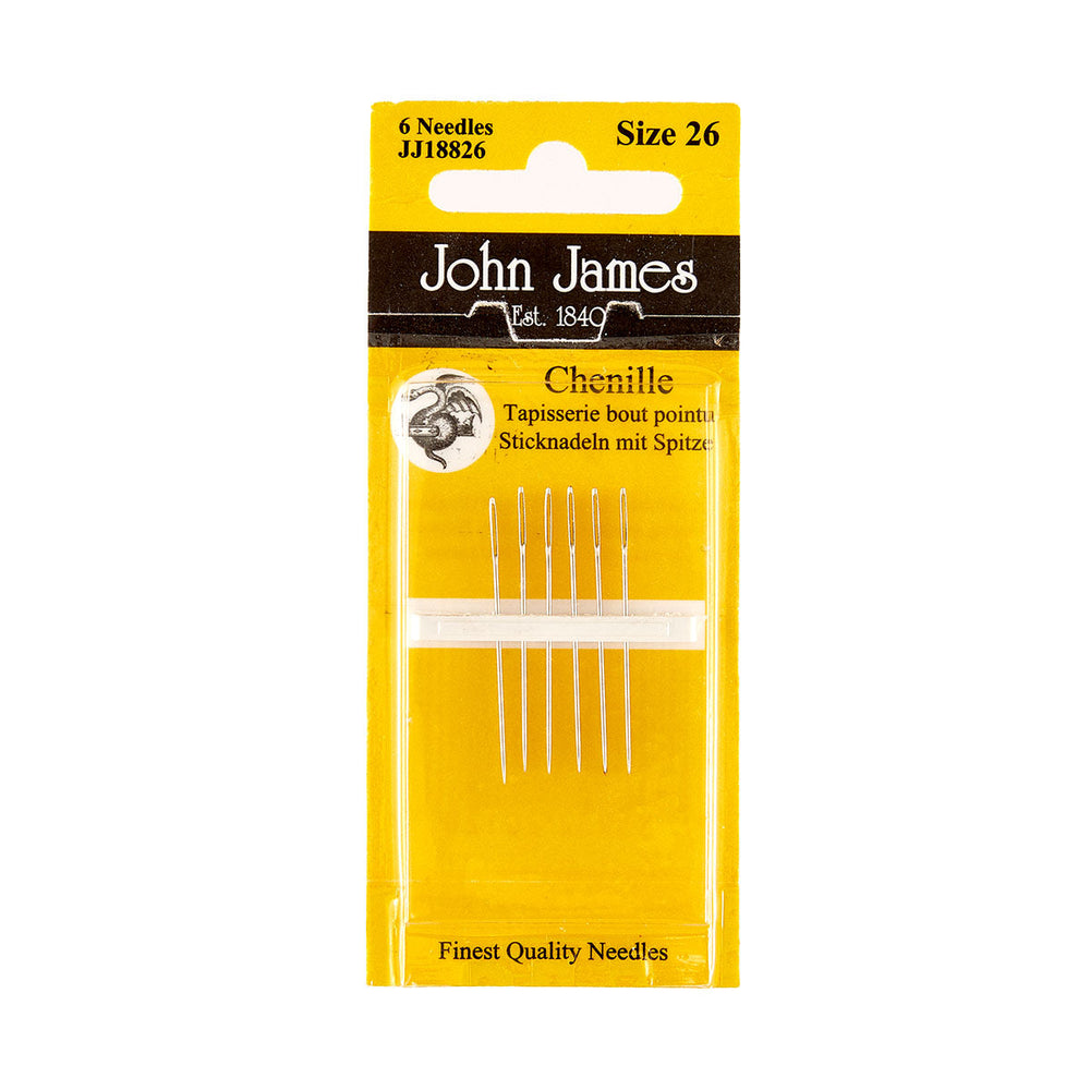 Colonial Needle John James Needles Chenille 26