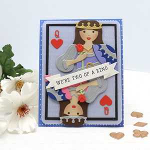 Reversible Royal Court Etched Dies by Jaycee Gaspar