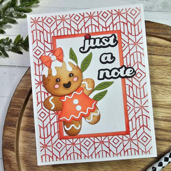 Dancin' Gingerbread Etched Dies