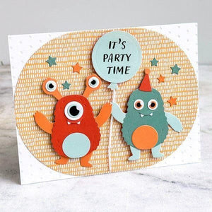 Monster Birthday Sentiments Clear Stamp Set