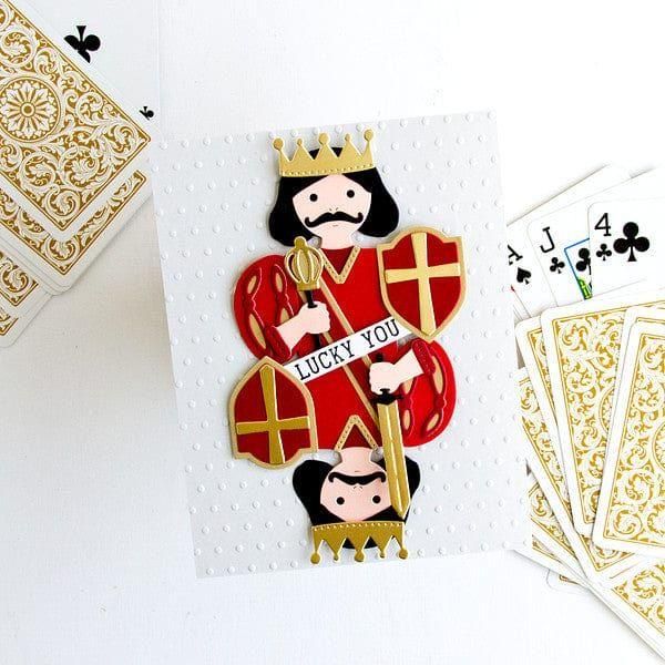 Reversible Royal Court Etched Dies by Jaycee Gaspar