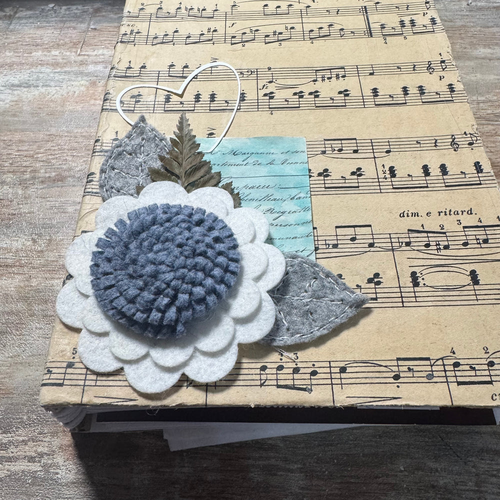 Felt Sunflower Bloom Etched Dies by Nichol Spohr