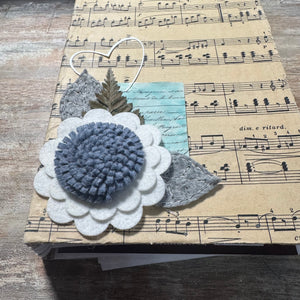 Felt Sunflower Bloom Etched Dies by Nichol Spohr